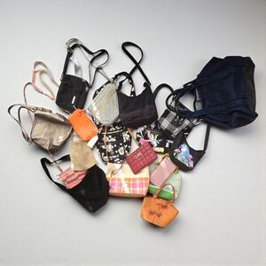 Variety of Purses Shoulder Hand Bags Sling Wallets Crossbody Tote Bundle 19Pcs